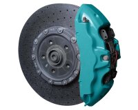 BREMSSATTELLACK TUERKIS